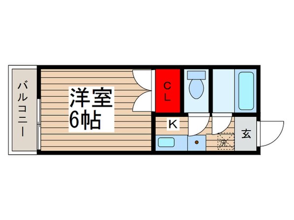 コーポスターライトの物件間取画像